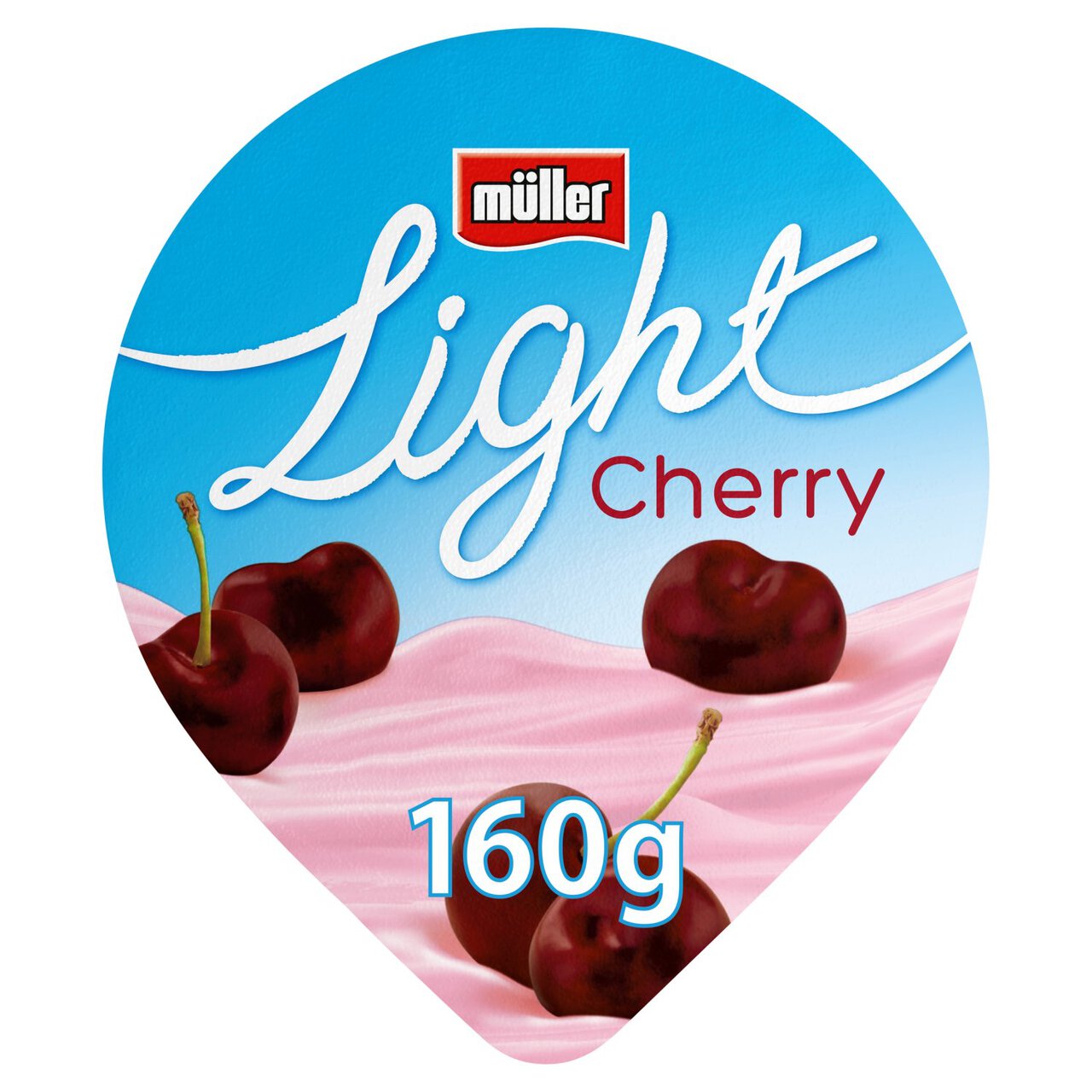 Muller Light Cherry Fat Free Yogurt 160g 160g