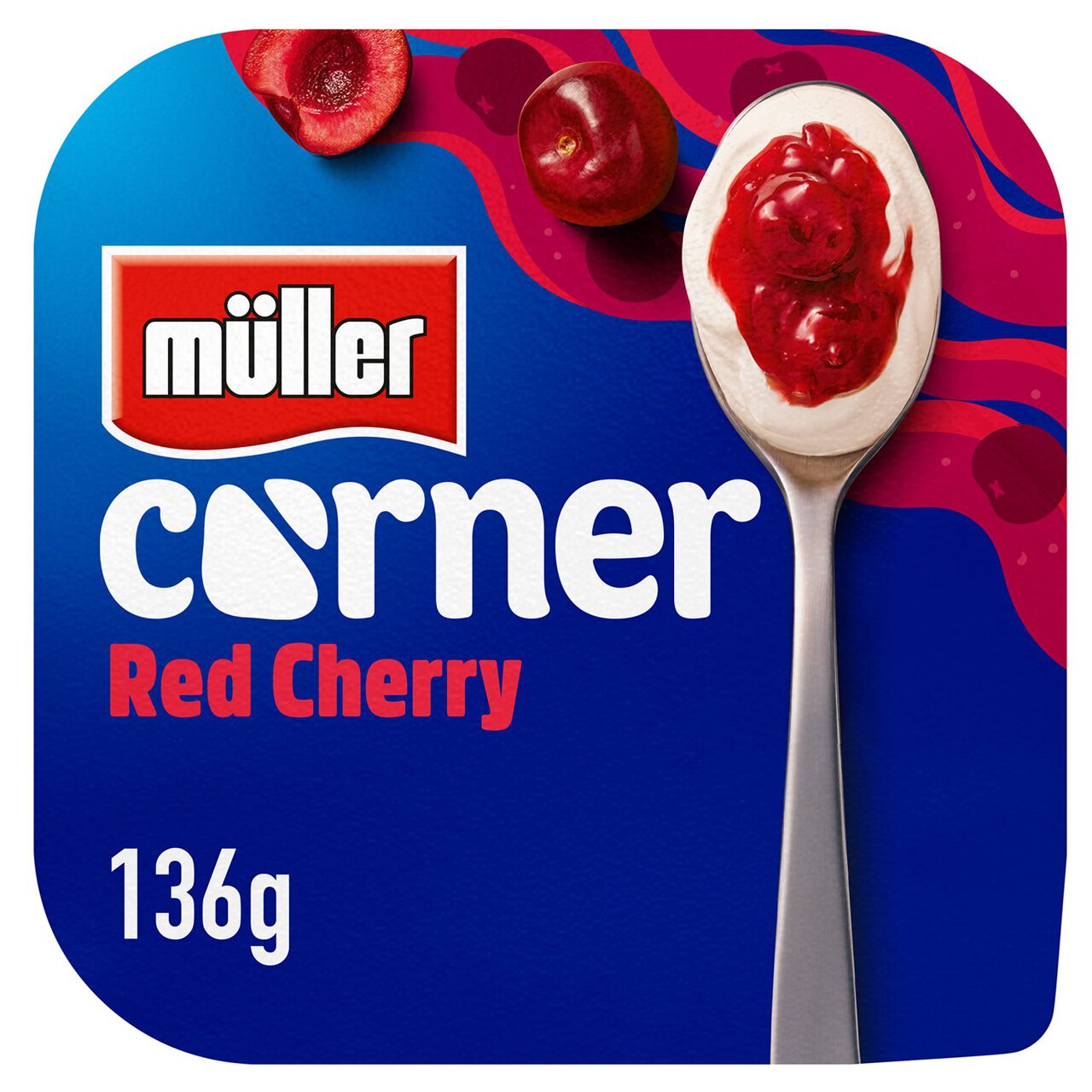 Muller Corner Red Cherry Yogurt 136g