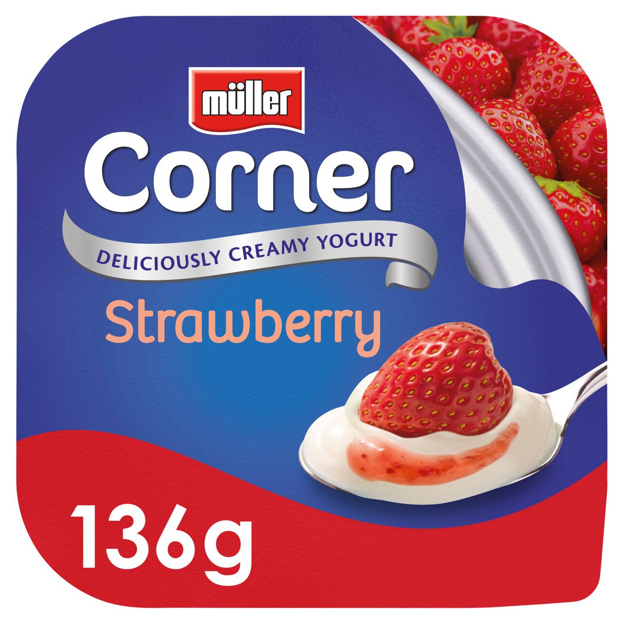 Muller Corner Yoghurt with Strawberry Compote 136g