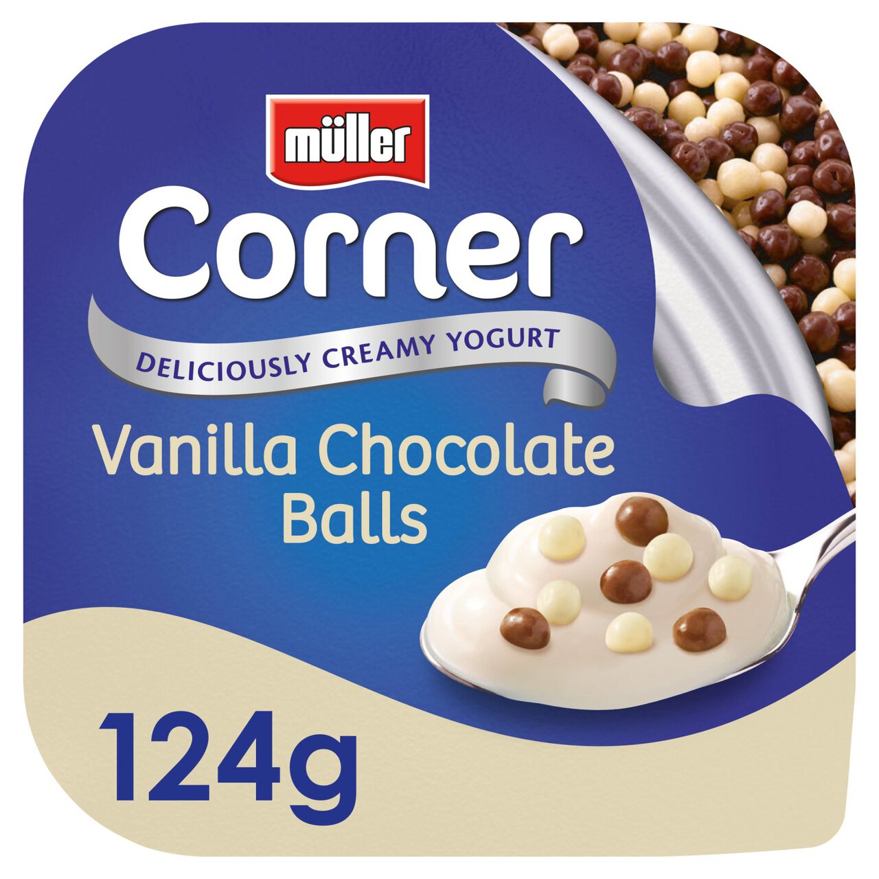 Muller Corner Crunch Vanilla Chocolate Balls 124g