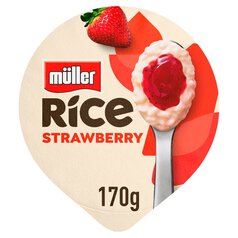 Muller Rice Strawberry Low Fat Pudding Dessert 170g