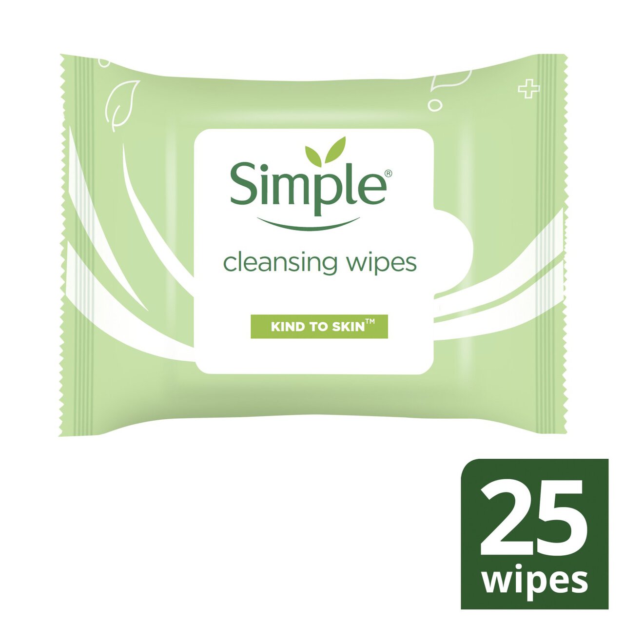 Simple Kind to Skin Cleansing Face Wipes 25 per pack