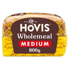 Hovis Tasty Wholemeal Medium Sliced Bread 800g