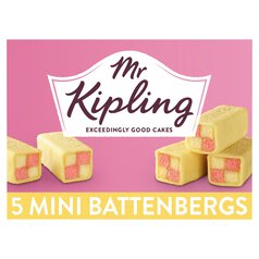 Mr Kipling Small Battenberg Cakes 5 per pack