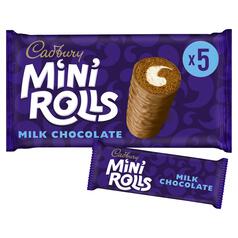 Cadbury Chocolate Mini Rolls 5 per pack