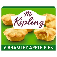 Mr Kipling Deep Filled Bramley Apple Pies 6 per pack