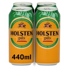 Holsten Pils Lager Beer Cans 4 x 440ml