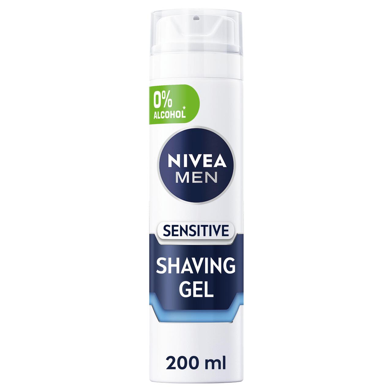 NIVEA MEN Sensitive Shaving Gel with 0 % Alcohol 200ml