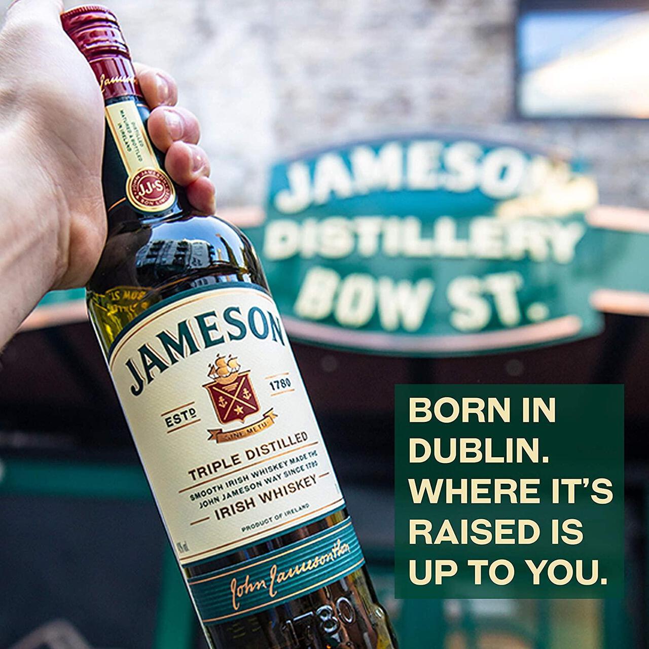 Jameson Triple Distilled Blended Irish Whiskey 70cl