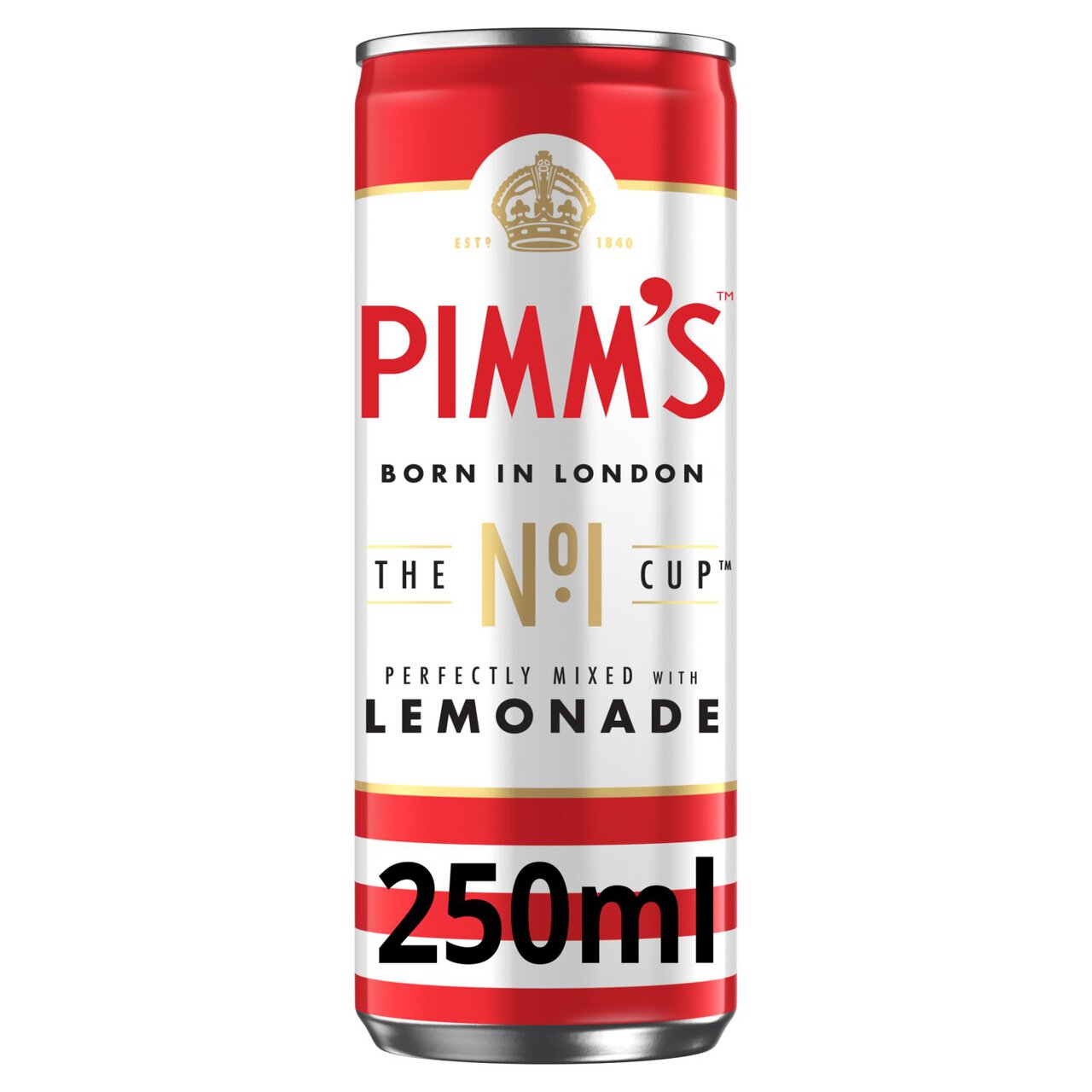 Pimm's No. 1 Cup and Lemonade Ready to Drink 250ml