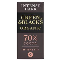 Green & Black's 70% Organic Dark Chocolate Bar 90g