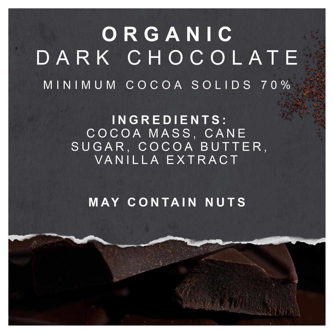 Green & Black's 70% Organic Dark Chocolate Bar 90g