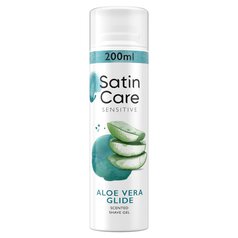 Satin Care Shave Gel Sensitive Skin Aloe Vera 200ml