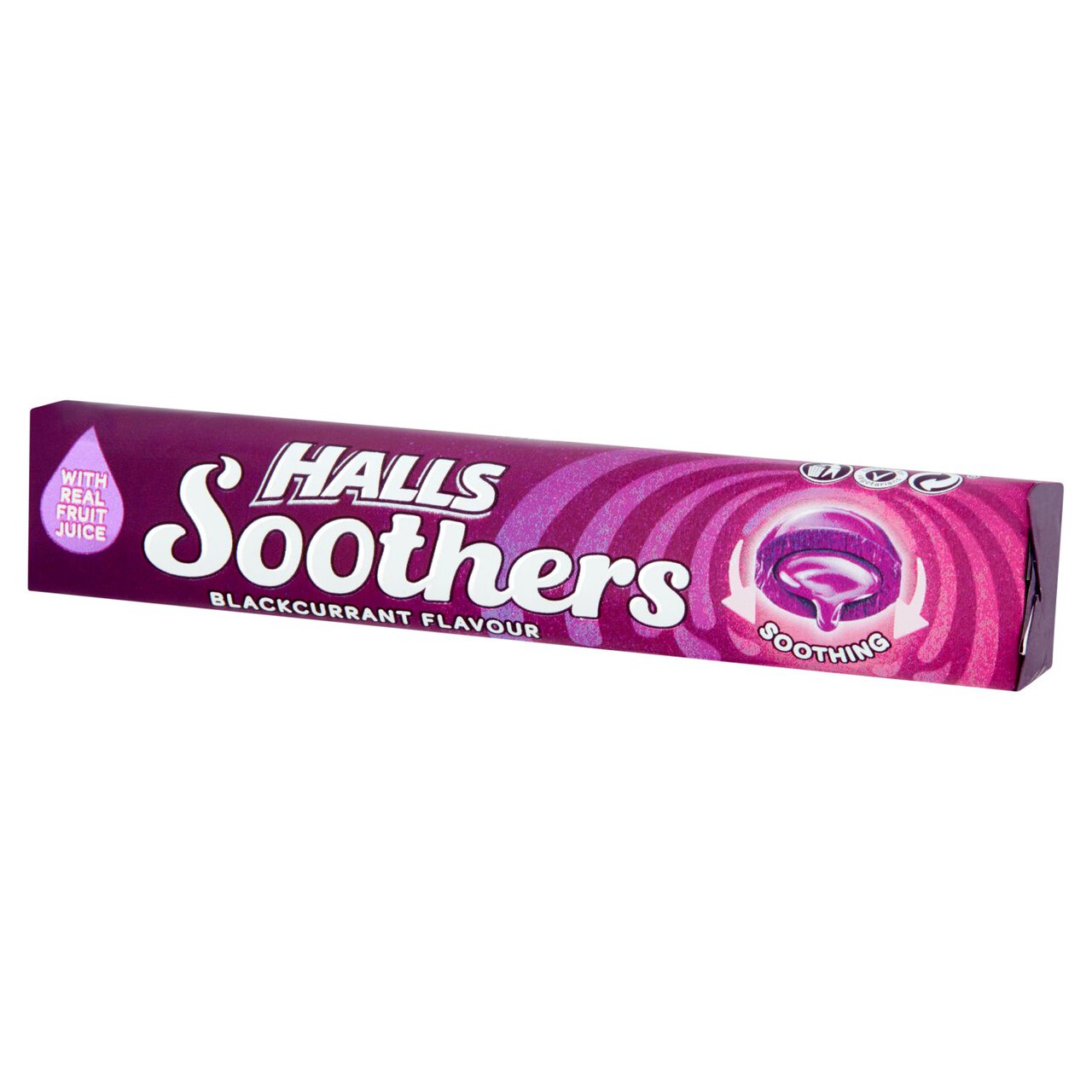 Halls Soothers Blackcurrant Sweets 45g