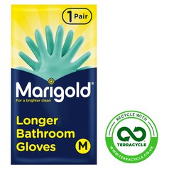 Marigold Medium Bathroom Gloves 1pair