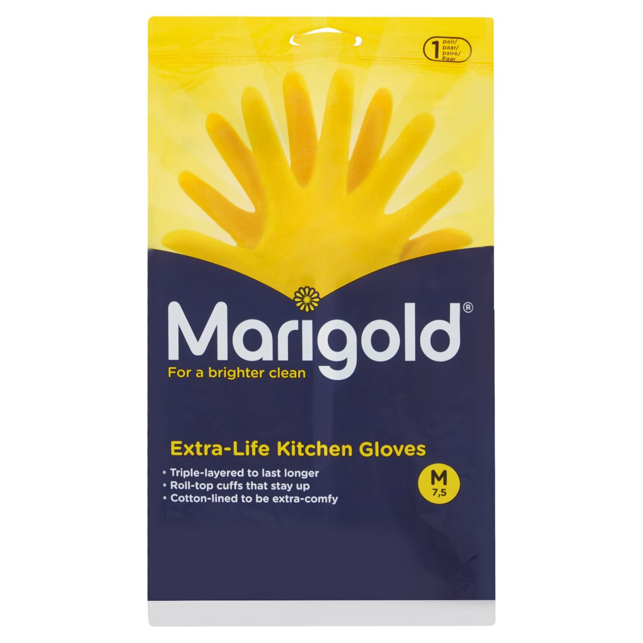 Marigold Extra Life Kitchen Gloves Medium 1pair