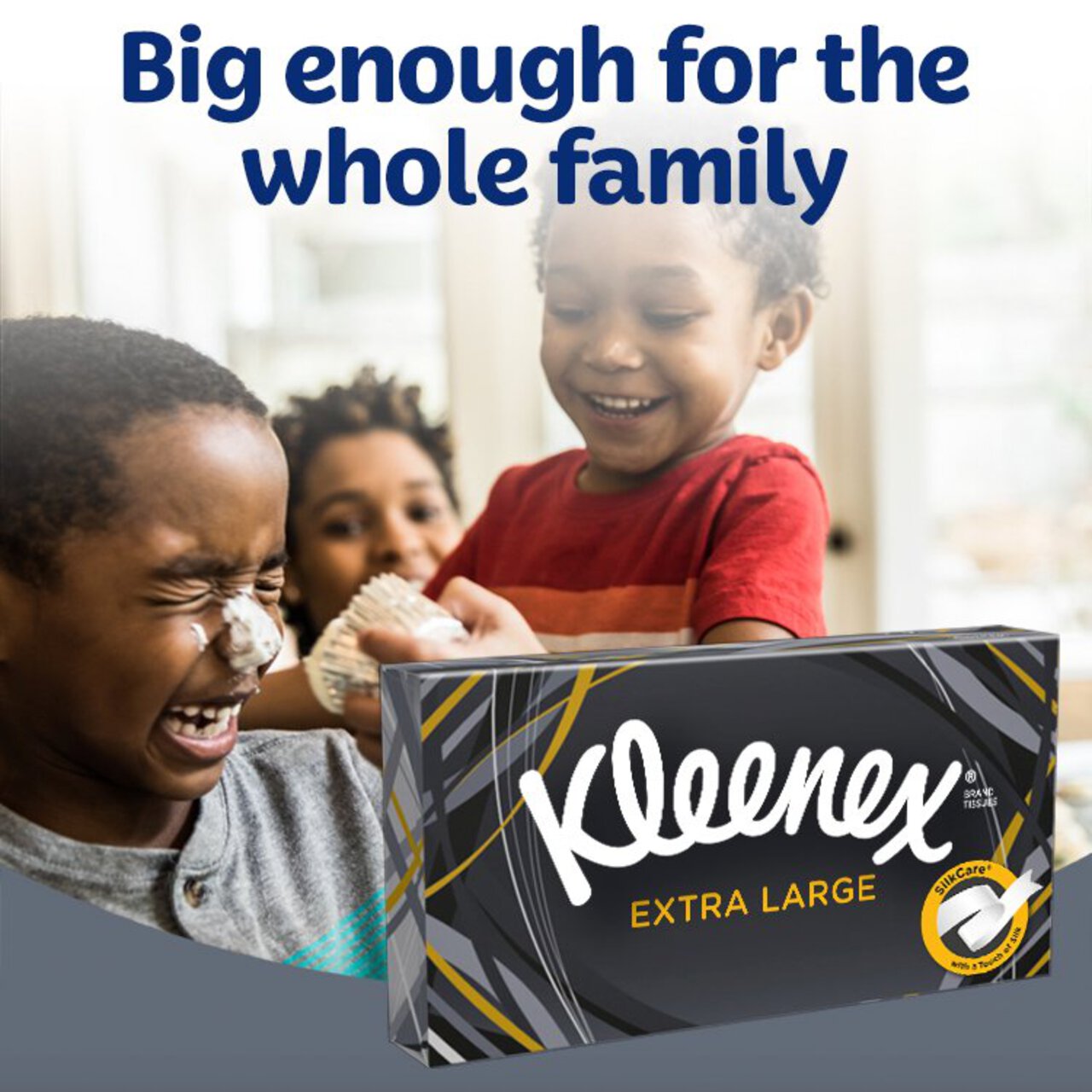 Kleenex Extra Large Facial Tissues - Twin Box 2 x 90 per pack