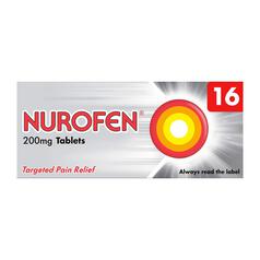 Nurofen Pain Relief 200mg Tablets Ibuprofen 16 per pack
