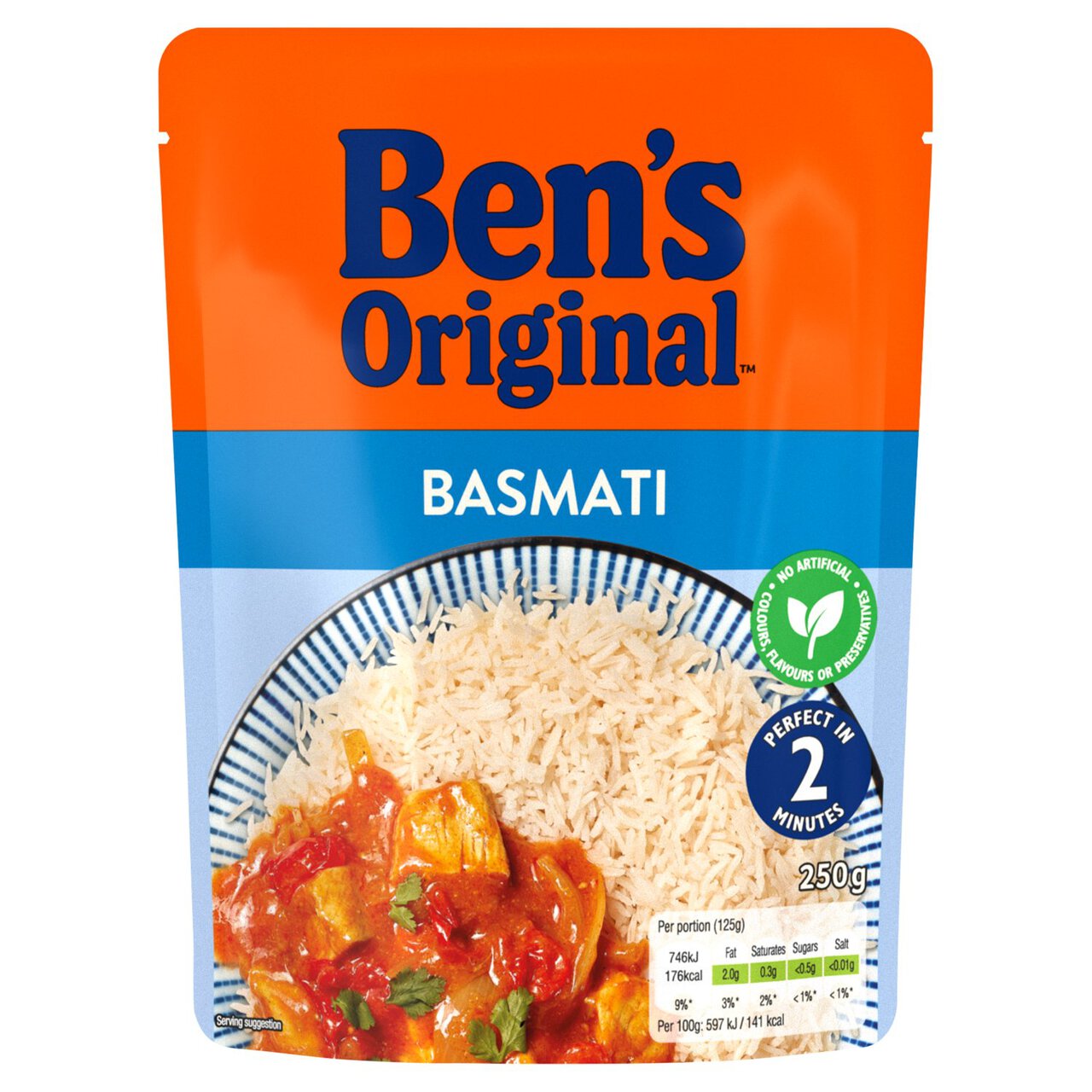 Bens Original Basmati Microwave Rice 250g