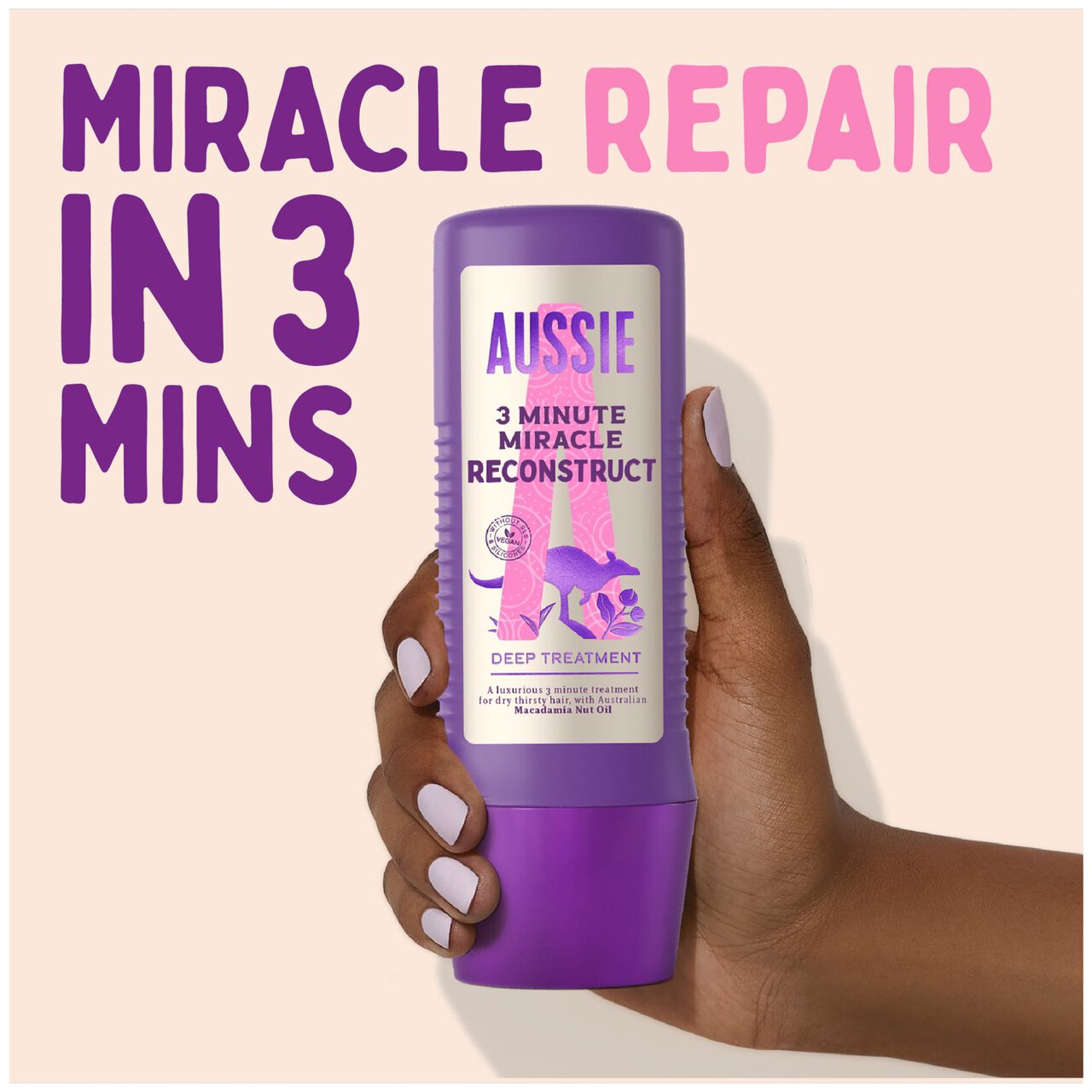 Aussie 3 Minute Miracle Reconstructor Deep Treatment Hair Mask 225ml