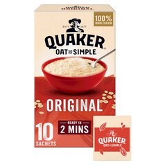 Quaker Oat So Simple Original Porridge Cereal 27g x 10 per pack