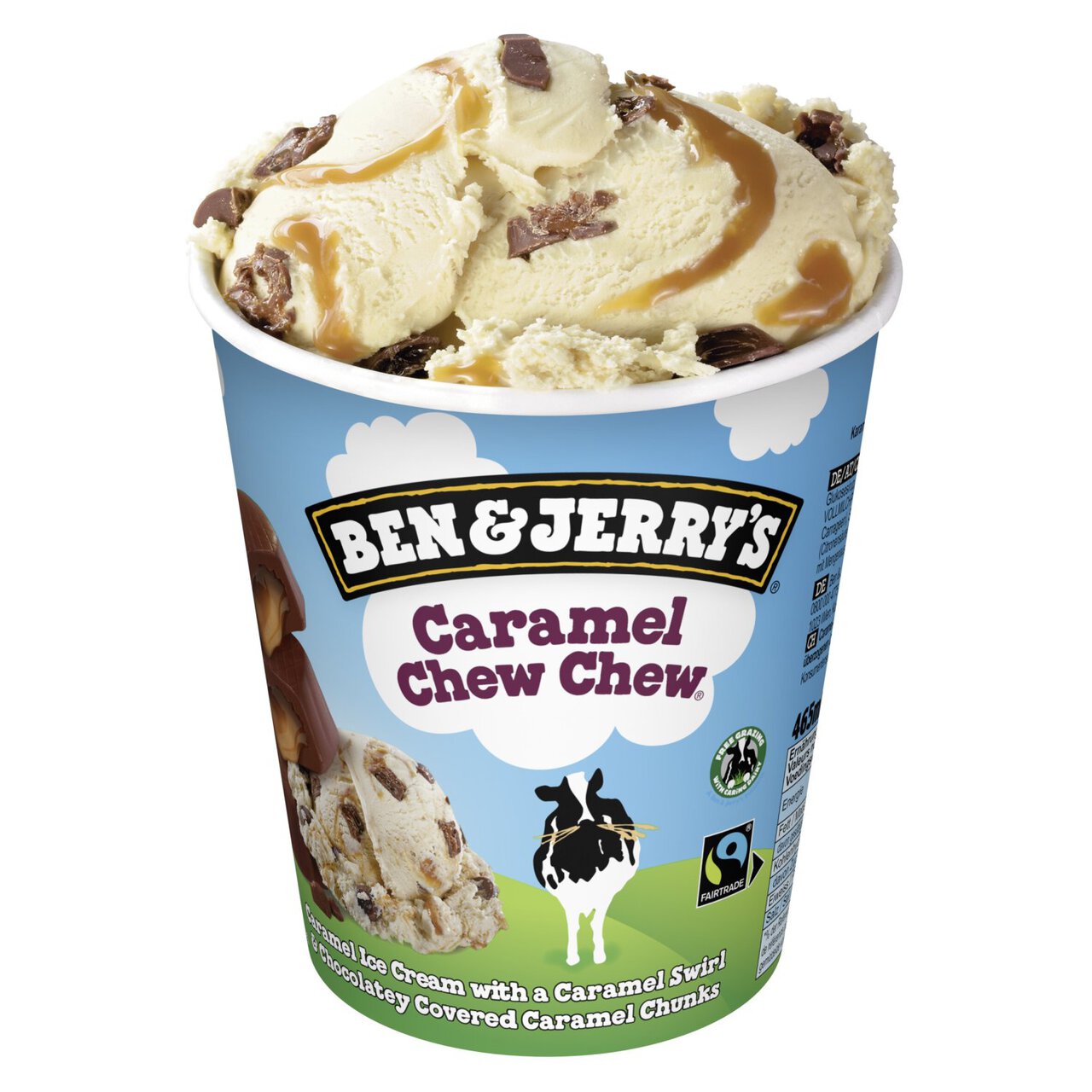 Ben & Jerry's Caramel Chew Chew Ice Cream Tub 465ml