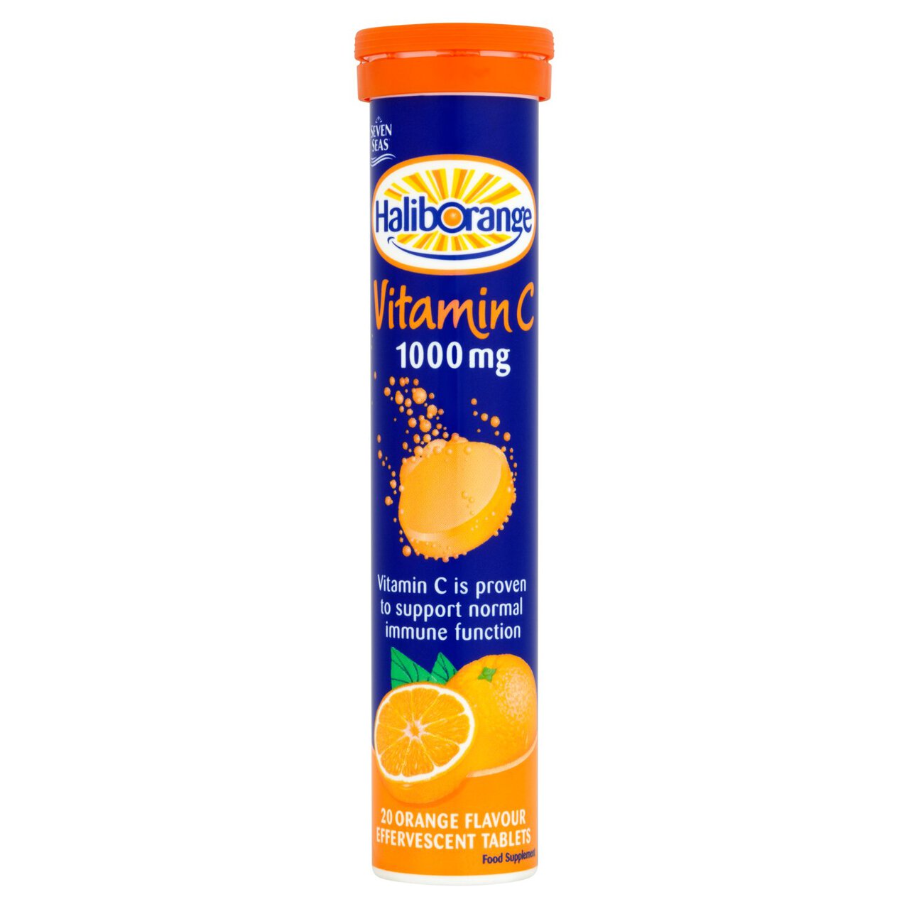 Haliborange Vitamin C Orange Effervescent Tablets 1000mg 12yrs+ 20 per pack