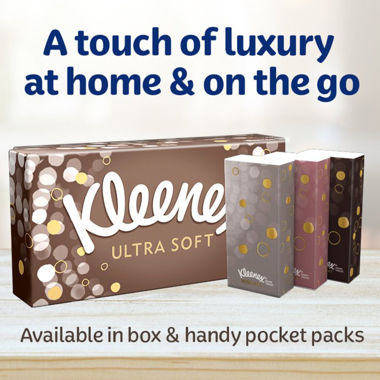 Kleenex Ultra Soft Facial Tissues - Twin Box 2 x 64 per pack
