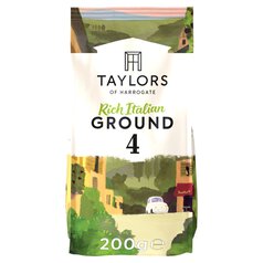 Taylors Rich Italian Dark Roast Ground Coffee 200g