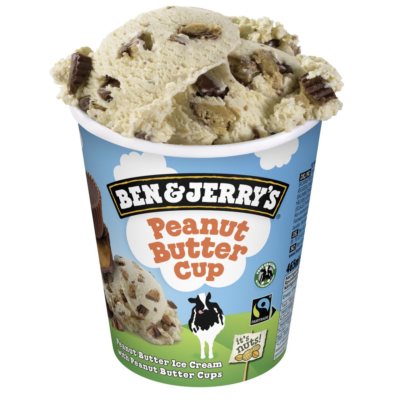 Ben & Jerry's Peanut Butter Cup Ice Cream Tub 465ml