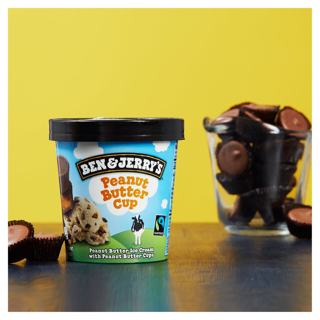 Ben & Jerry's Peanut Butter Cup Ice Cream Tub 465ml