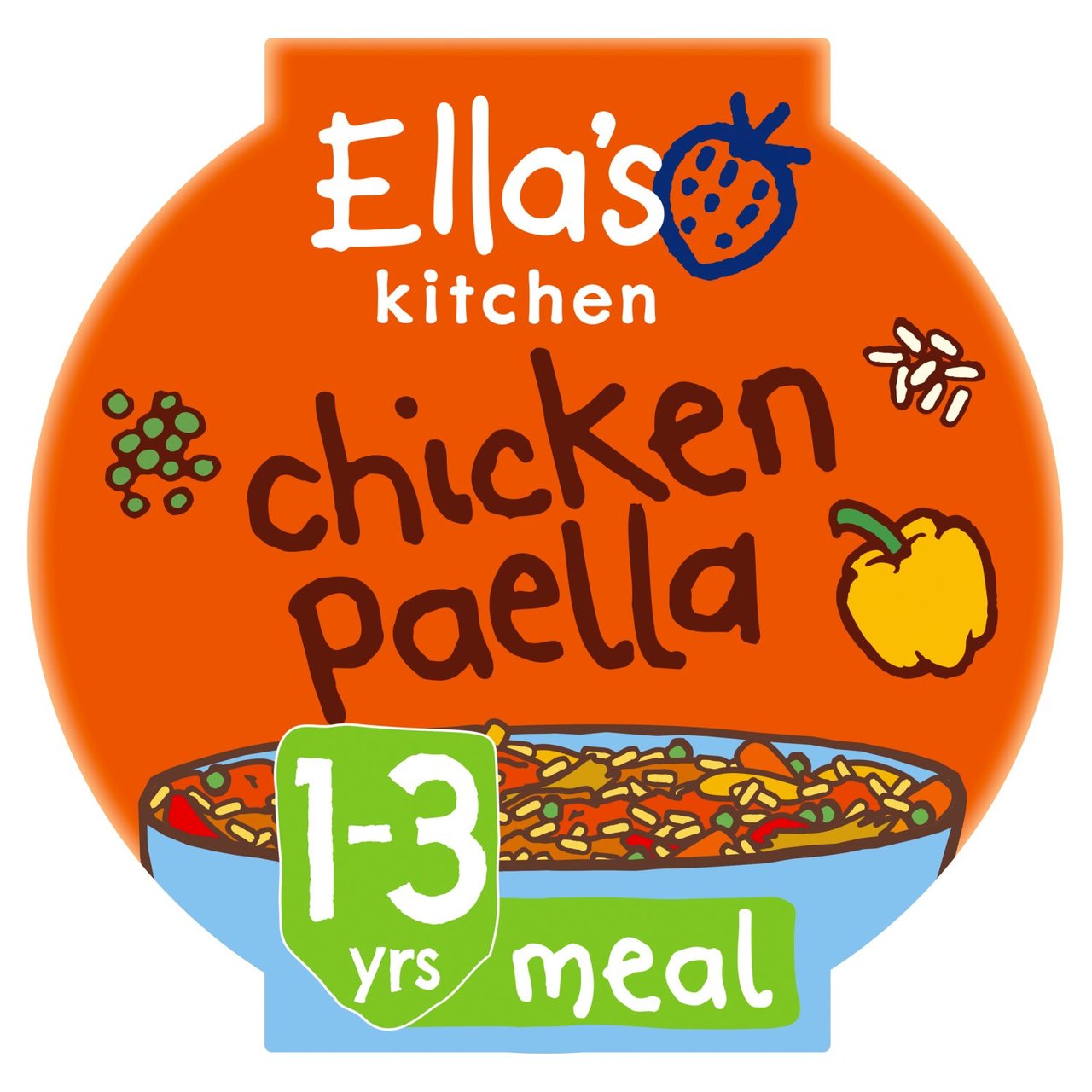 Ella's Kitchen Little Big Meal Chicken Paella Stage 4 200g
