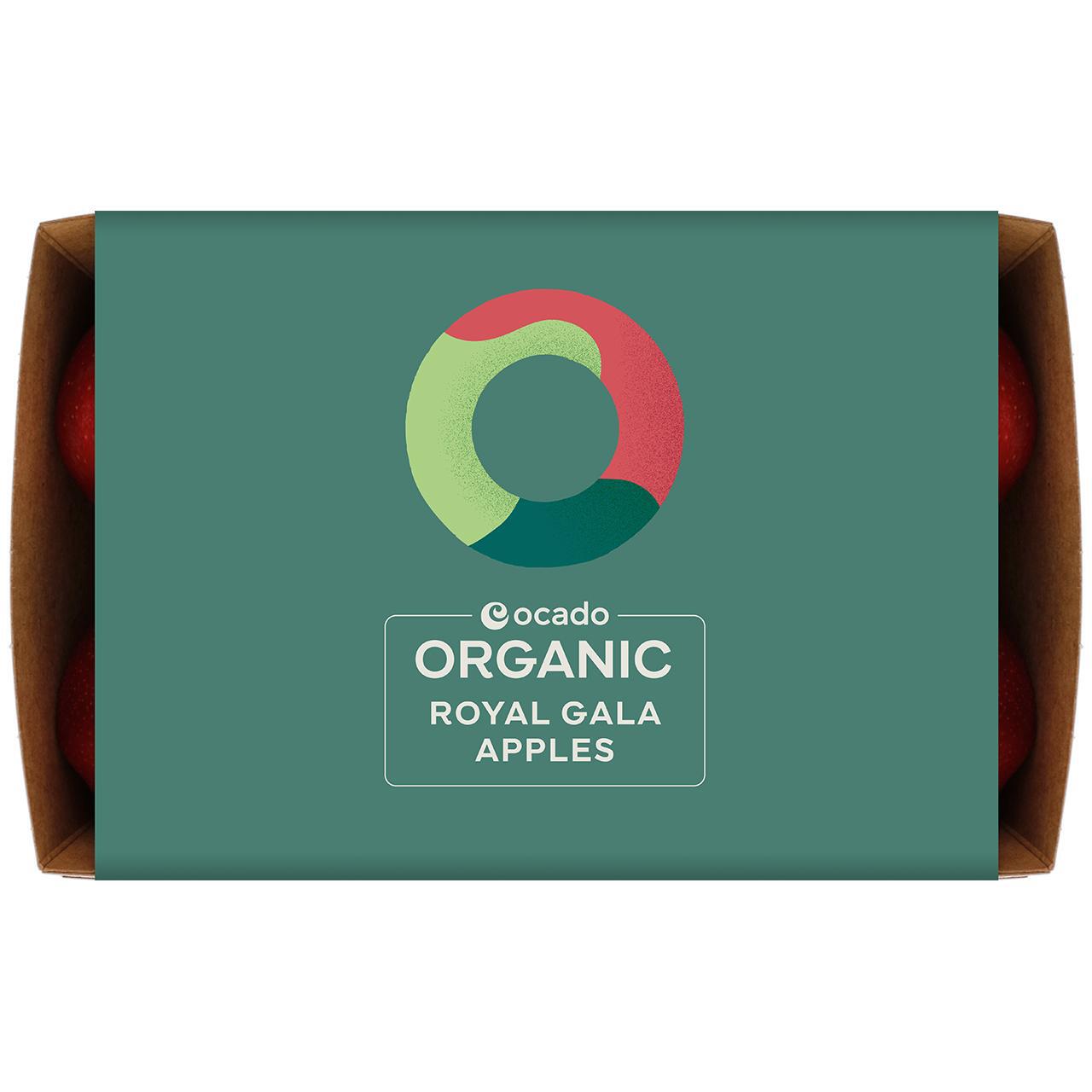 Ocado Organic Royal Gala Apples min 6 per pack