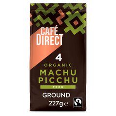 Cafedirect Fairtrade Organic Machu Picchu Peru Ground Coffee 227g
