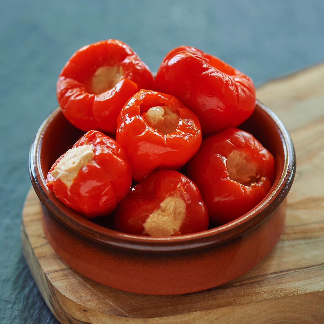 Unearthed Stuffed Cherry Peppers Cream Cheese & Paprika 125g