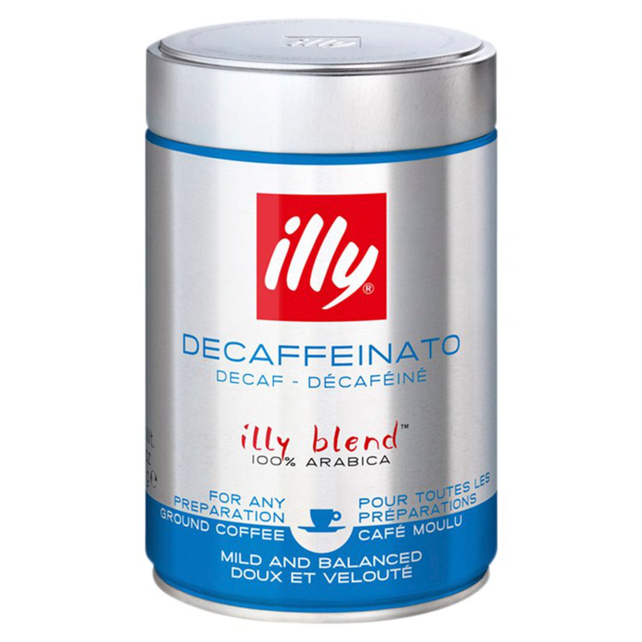 illy Decaffeinated Ground Coffee 250g