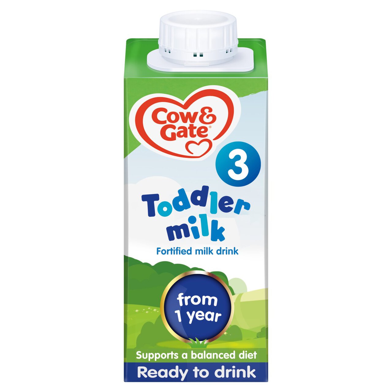 Cow & Gate 3 Toddler Milk Formula Liquid 1-3 Years 200ml