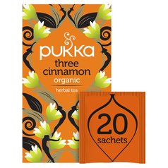 Pukka Tea Organic Three Cinnamon Tea Bags 20 per pack