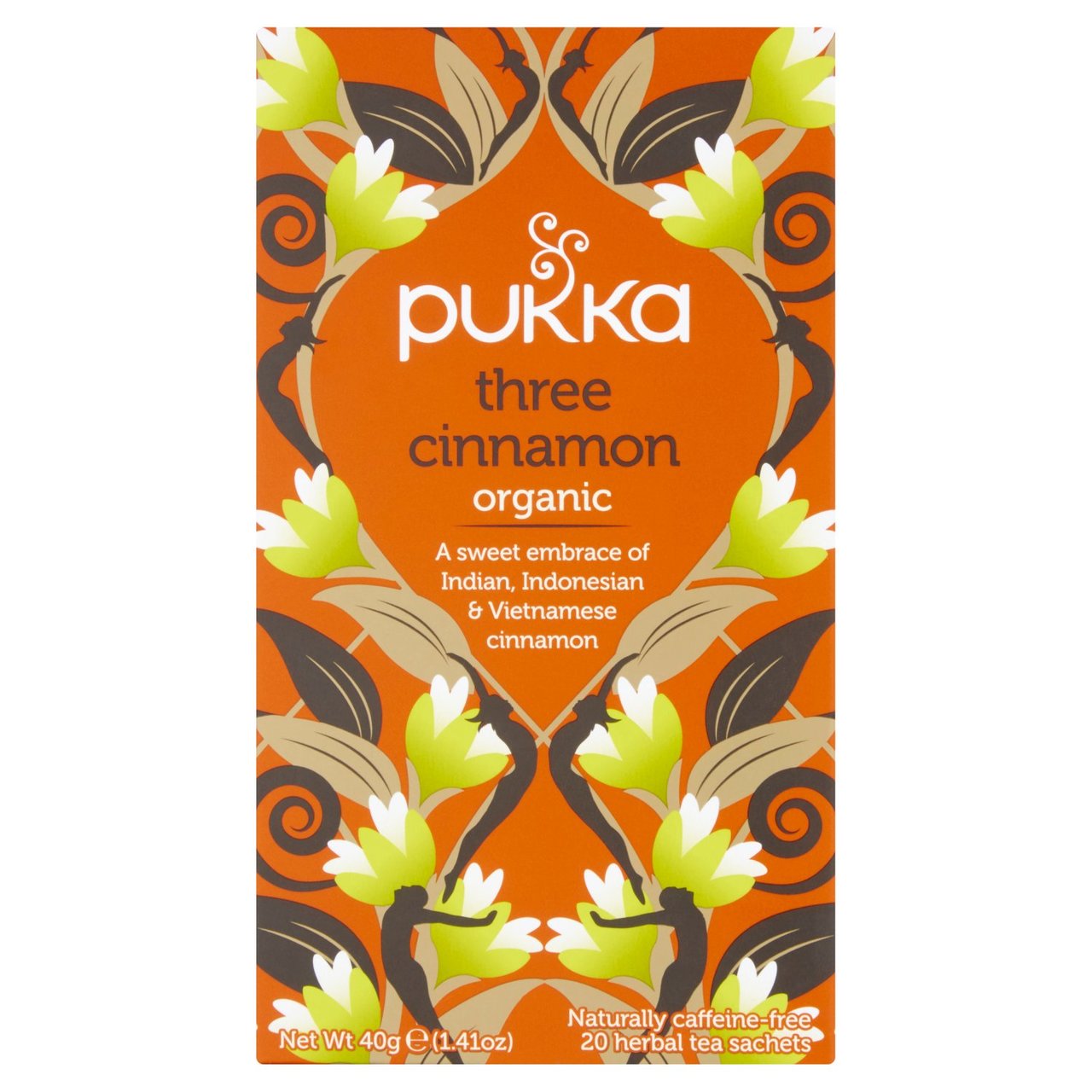 Pukka Tea Organic Three Cinnamon Tea Bags 20 per pack