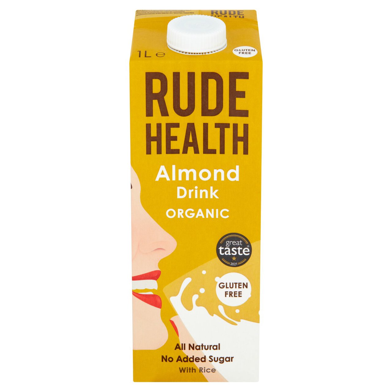 Rude Health Longlife Almond & Rice Drink 1l