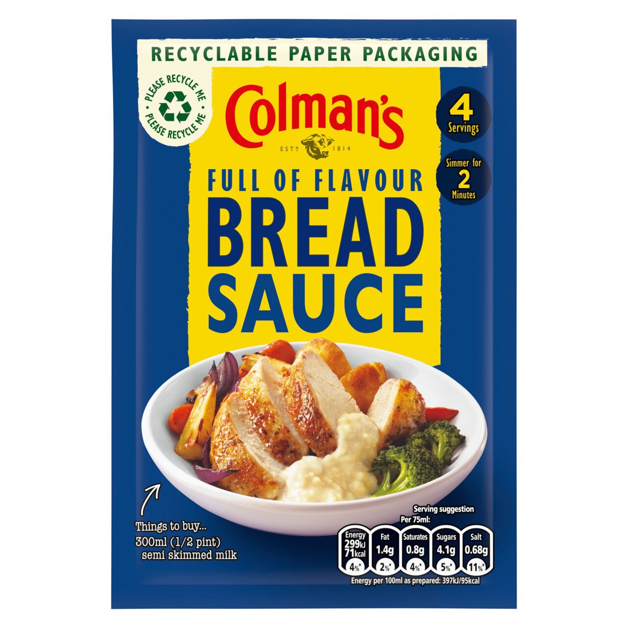 Colman's Bread Sauce Mix 40g