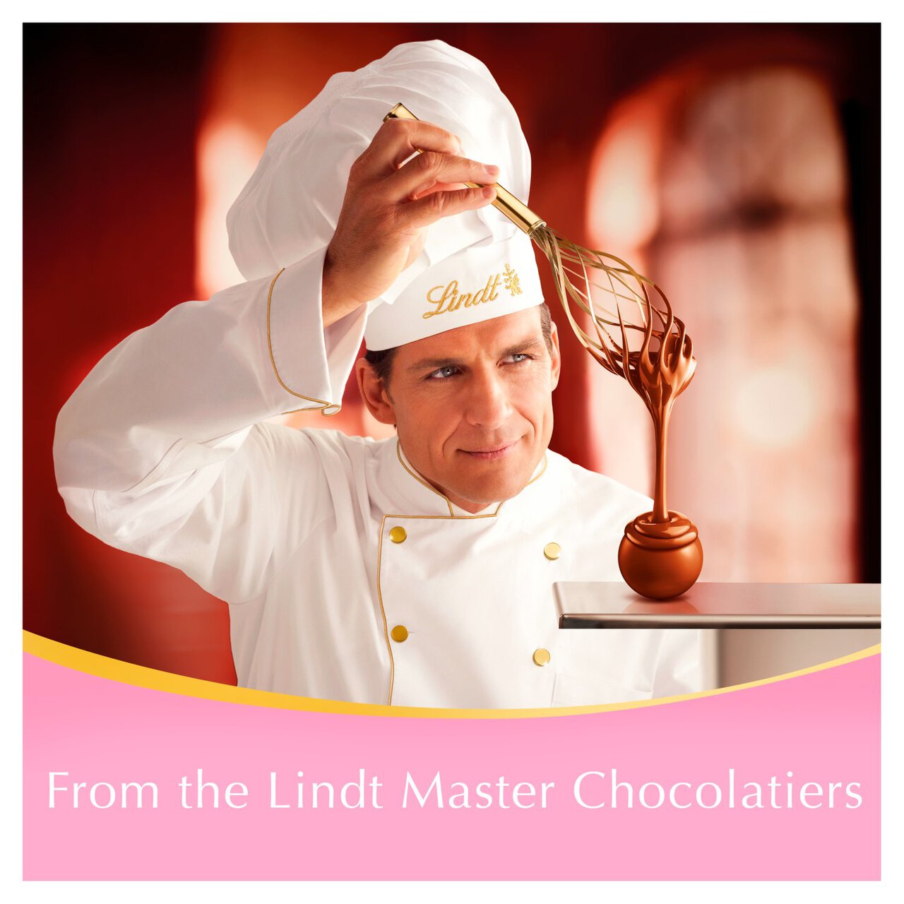 Lindt Lindor Strawberries & Cream Chocolate Truffles 200g
