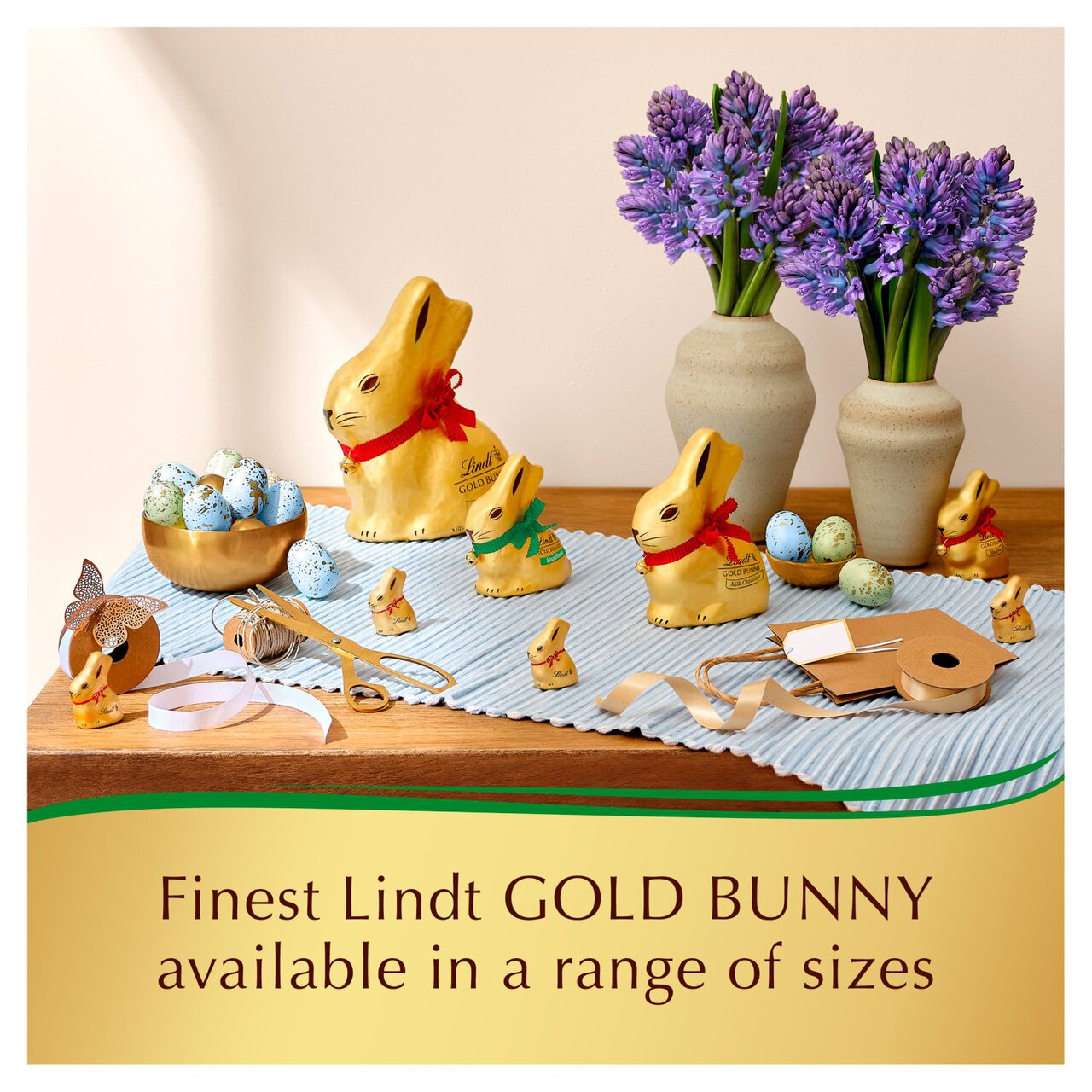 Lindt Easter Gold Bunny Hazelnut Chocolate 100g