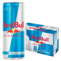 Red Bull Sugar Free 8 x 250ml