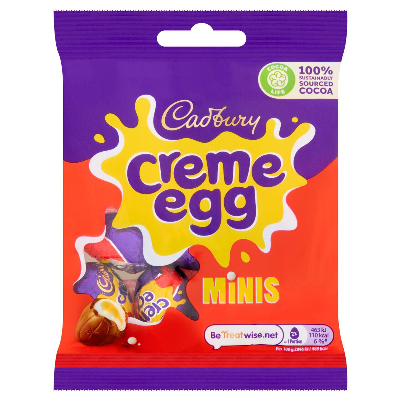 Cadbury Creme Eggs Mini Chocolate Bag 78g