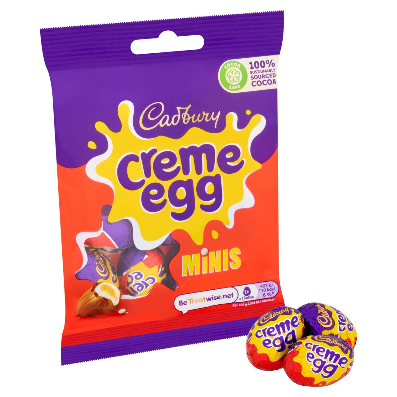 Cadbury Creme Eggs Mini Chocolate Bag 78g