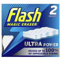 Flash Ultra Power Magic Eraser Scourer 2 per pack