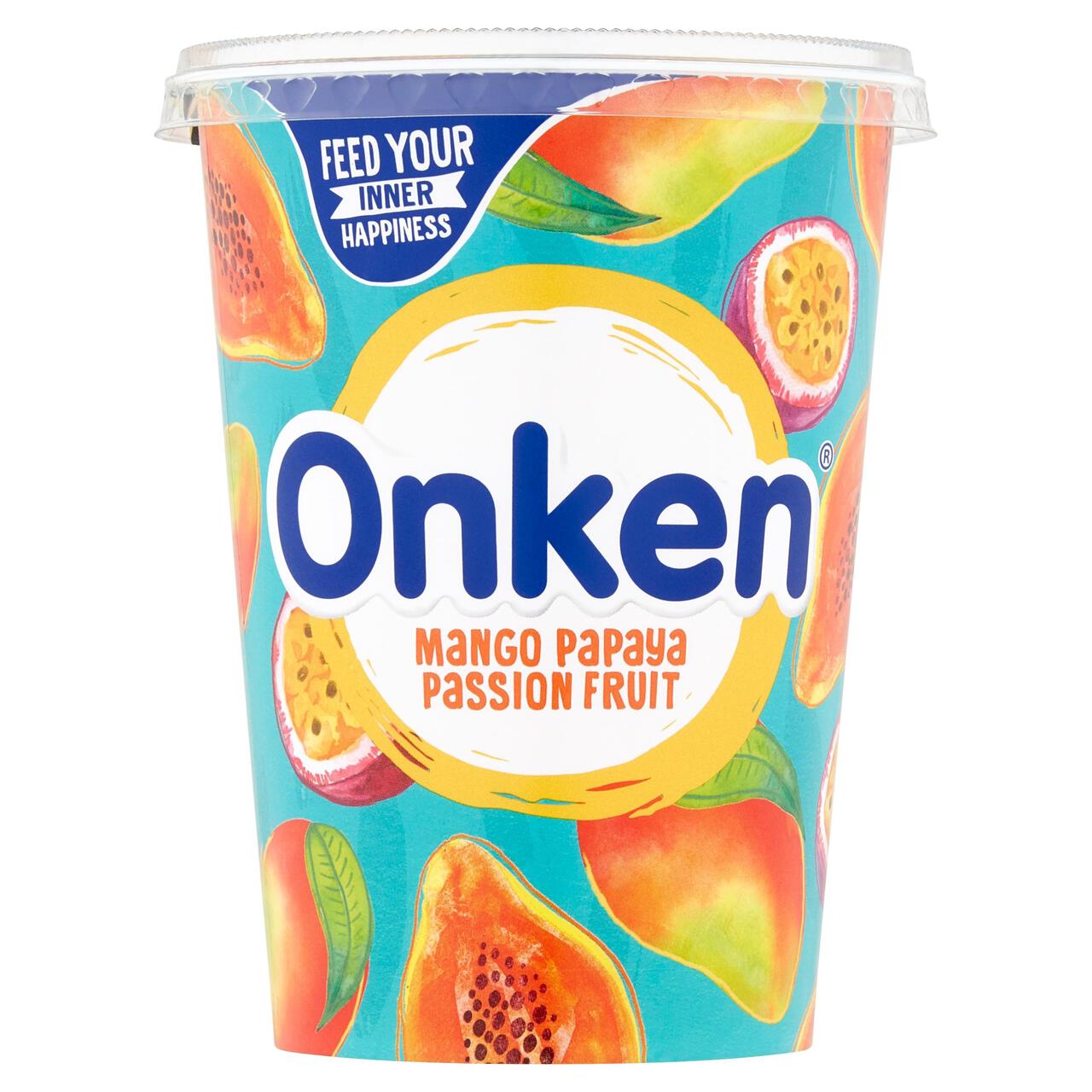 Onken Mango, Papaya & Passionfruit Biopot Yoghurt 450g