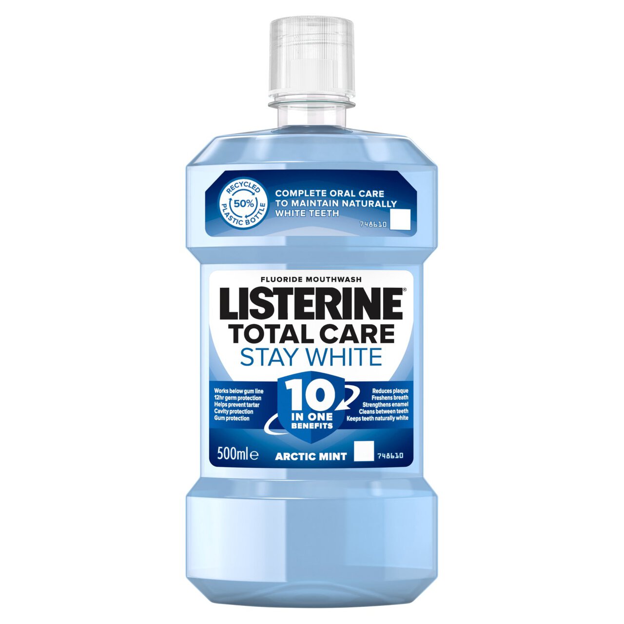 Listerine Total Care Stay White Mouthwash 500ml