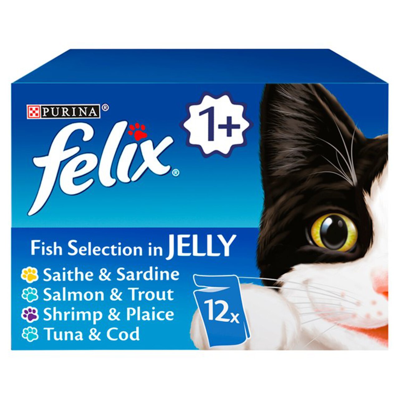 Felix Cat Food Fish Selection in Jelly 12 x 100g